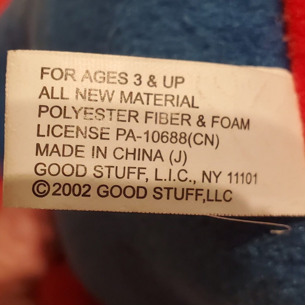 Chicago Cubs Plush Bear Good Stuff MLB Baseball Red With Baseball Cap 2006 Tags - Picture 10 of 16